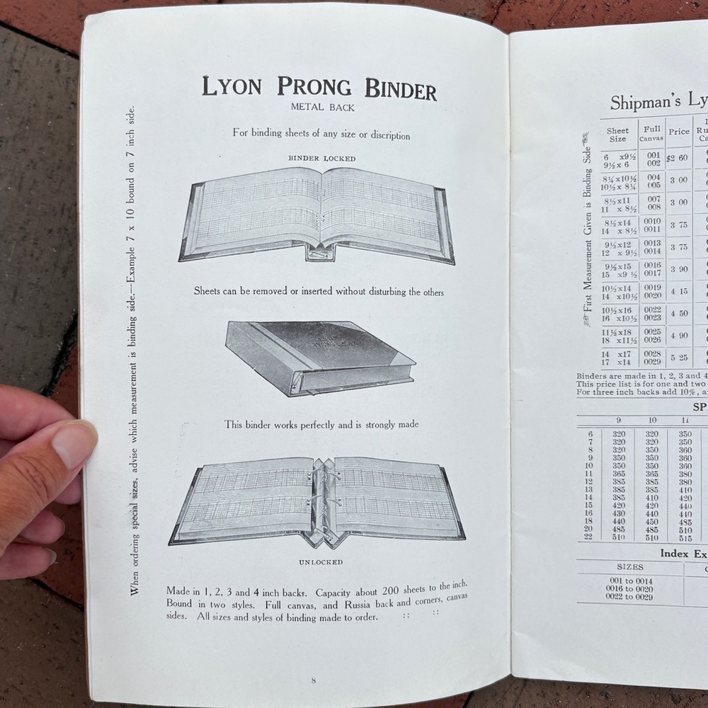 1913 Shipman's Specialties Catalogue Files Binders Office Items Scrapbooks NYC - Picture 4 of 6